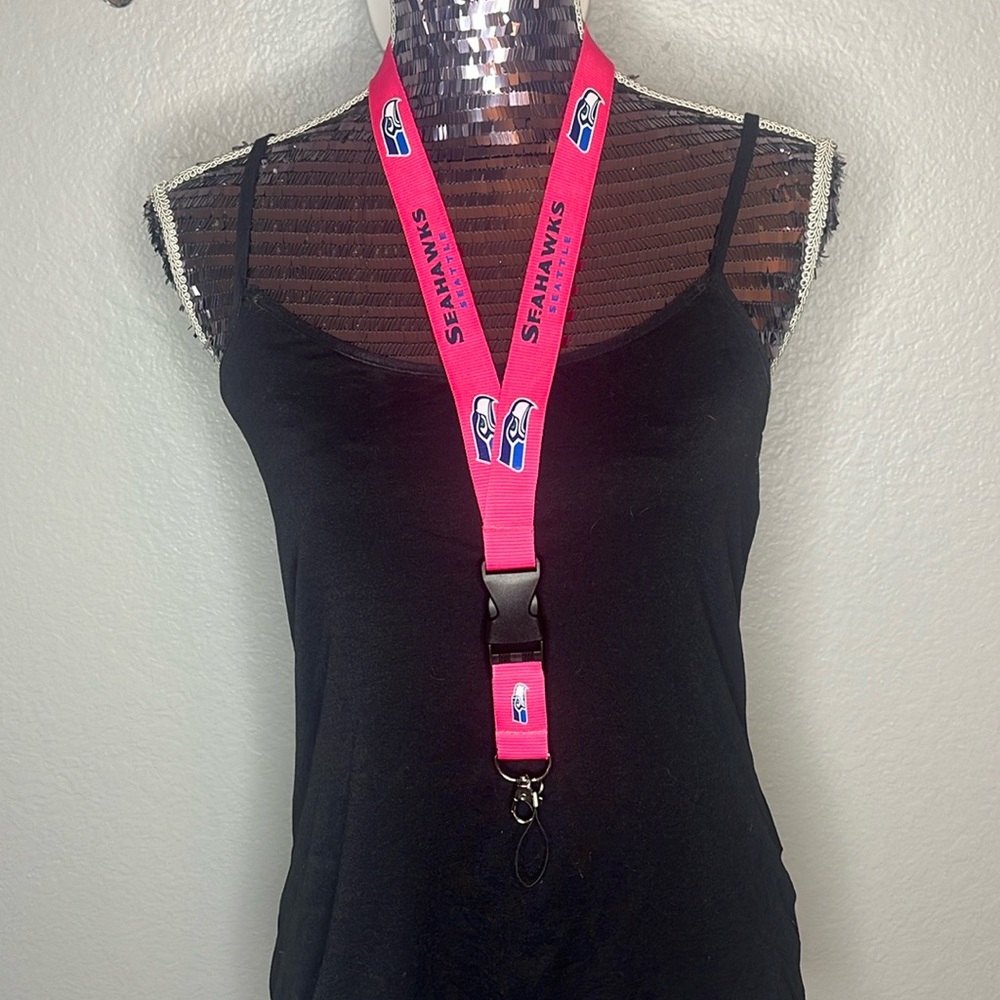 4/$20 Seattle Seahawks Lanyard Keychain